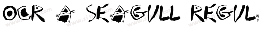 ocr a seagull regula字体转换